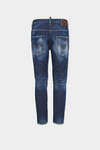 Dark Basic Wash Skater Jeans image number 2
