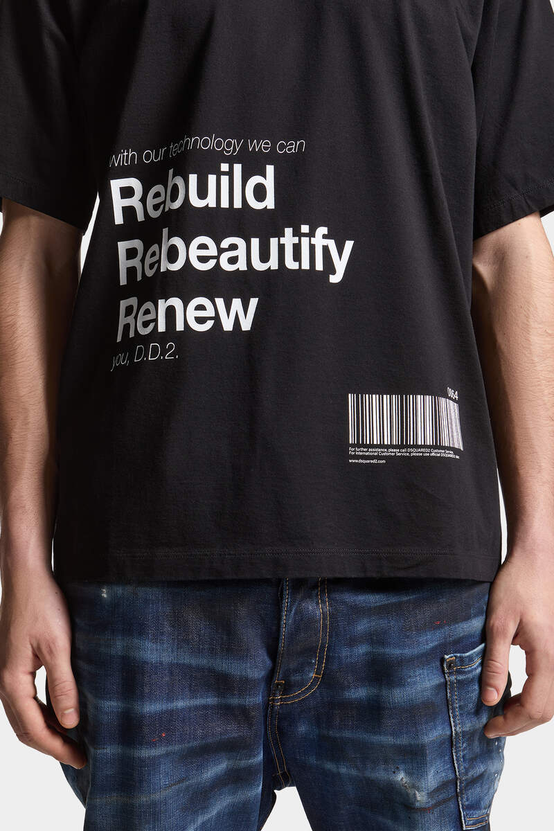 Rebuild Rebeautify Renew Loose Fit T-Shirt immagine numero 5