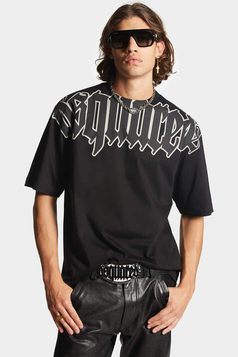  DSQUARED2 Paquete de 2 camisetas de algodón elástico con cuello  en V para hombre, color negro, Negro - : Ropa, Zapatos y Joyería