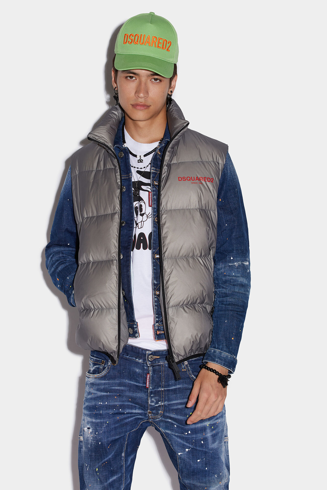 DSQUARED2 QUILTED DOWNBEST - アウター