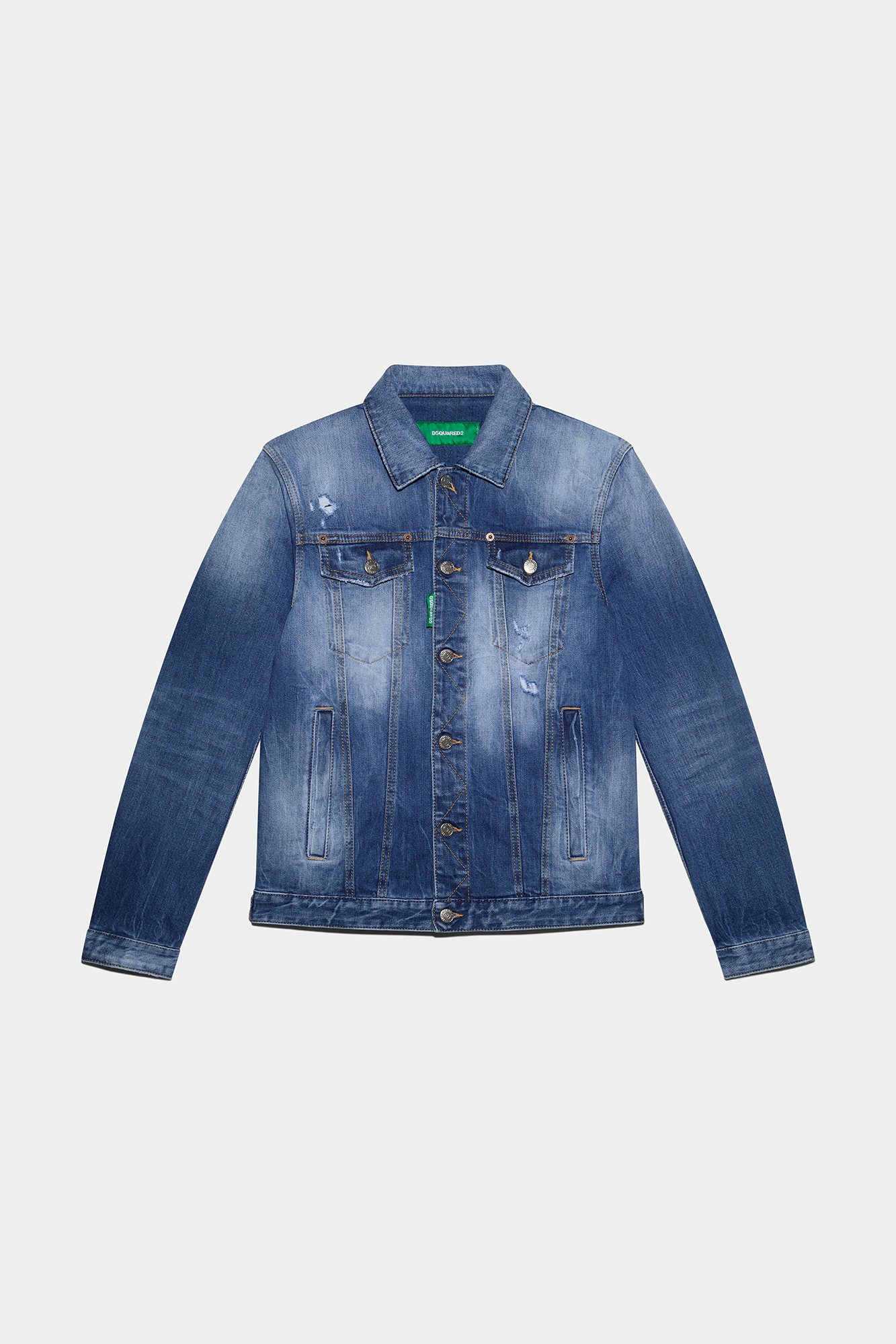 Dsquared2 Green Tab Partially Organic Cotton Dan Jacket In Blue | ModeSens